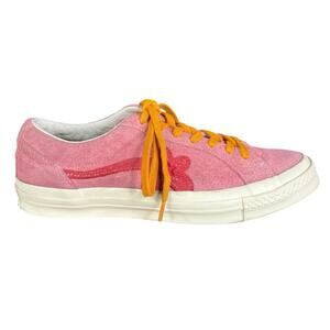 Converse X Golf Le Fleur Unisex Cons One Star Pink Sneakers Size M 9 W 11